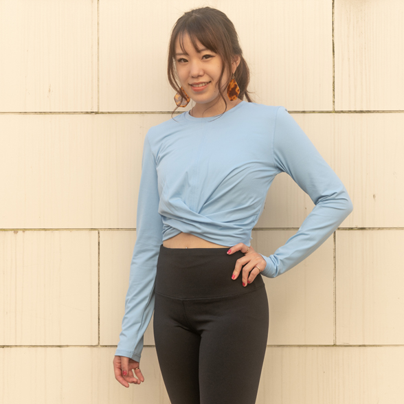 通販生活 ファッション イージーヨガ MUST イージー | tops～ sleeve ～Long ITEM✨ BUY ヨガ・ピラティス